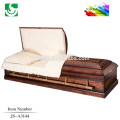 China's exports of cherry wood elegant coffin sell like hot cakes